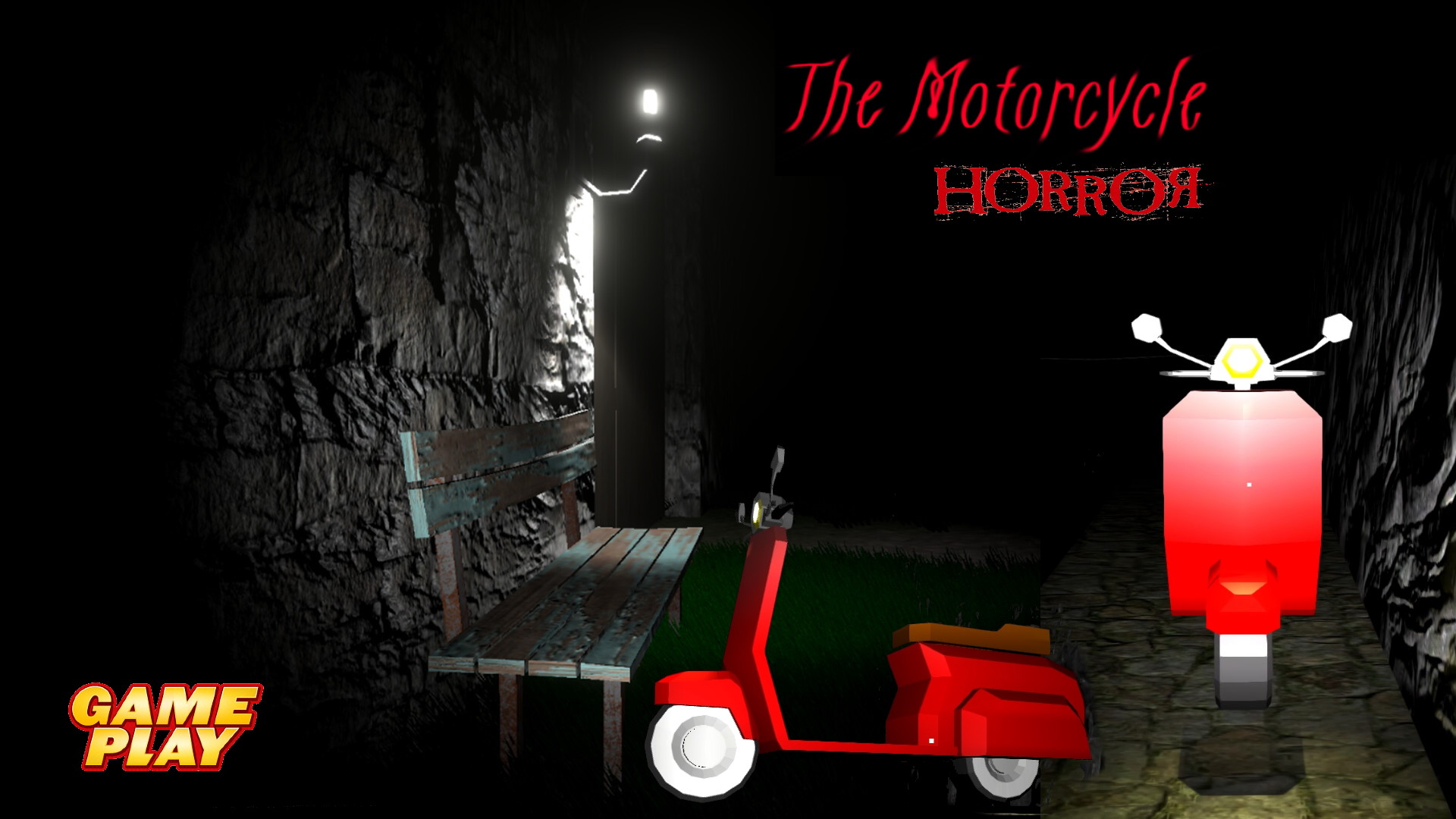 The Motorcycle ✅ Ищем картины убегая от Злого Красного Мопеда  ✅ ПК Steam ХОРРОР игра 2023