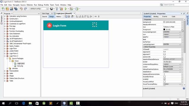 Custom title bar in Java Swing | NetBeans IDE with source code смотреть онлайн