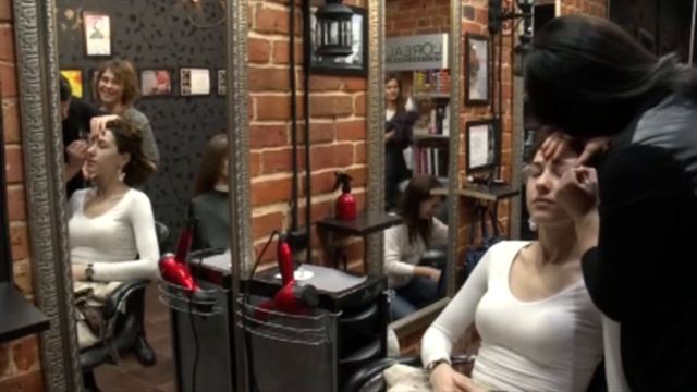 Прическа Нижний Новгород, вечерний макияж  2016ǀ салон красоты Кукла #salon