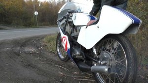 Гоночный мотоцикл Восход ШК4 1988.