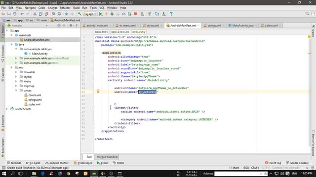 Change Toolbar Title смотреть онлайн