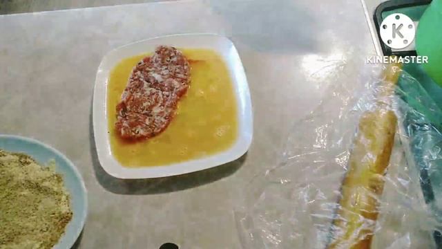 Шницель из фарша. смотреть онлайн