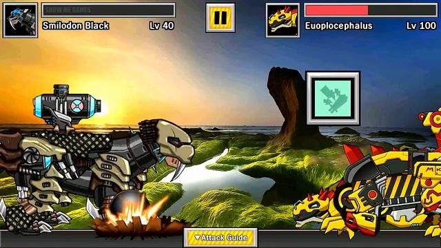 Dino Robot Battle Arena - Allosaurus - Euoplocephalus - Velociraptor Cops - Ancient Octopus смотреть онлайн