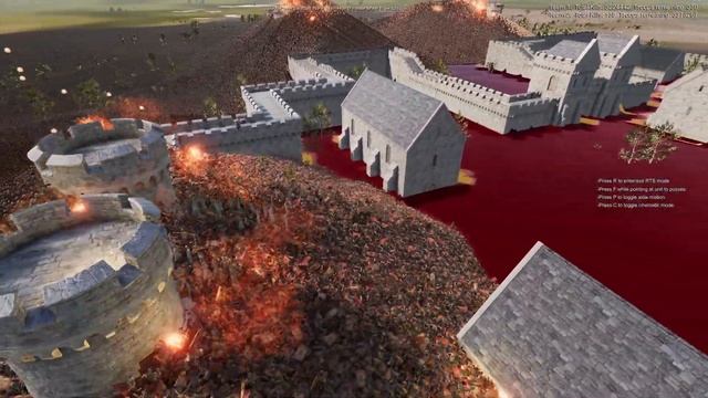 Castle Defence - 6,600,000 Roman General Attackers vs 546 Cleopatras Defenders | UEBS 2 смотреть онлайн