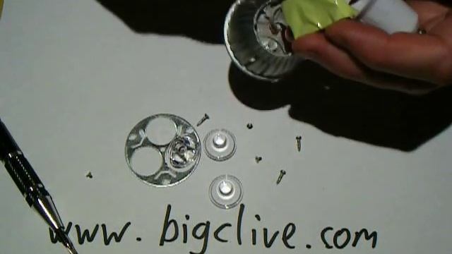 Teardown of a 3W LED GU10 base lamp. смотреть онлайн