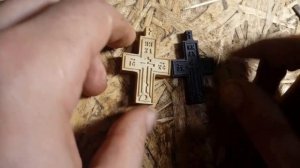 Новое решение в изготовлении деревянных изделий. Нательный крест. wood cross