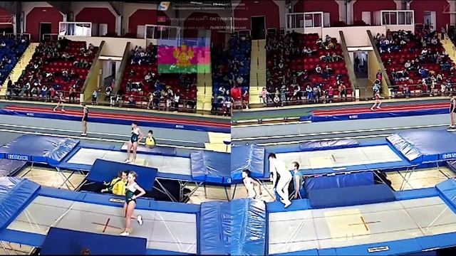 Батут М  Батут Ж  День 1 Личное первенство России 2015