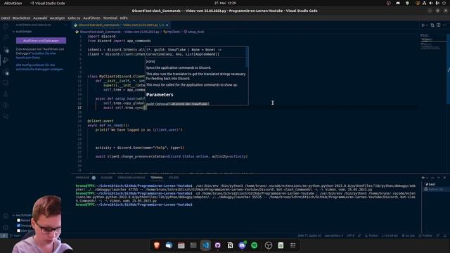 Richtige Slash-Commands in discord.py erstellen