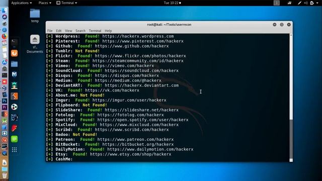 UserRecon - Find Usernames Across over 75 Social Networks смотреть онлайн