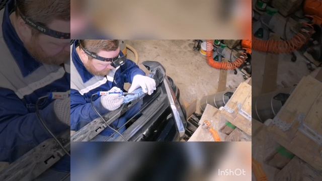 Ремонт бампера Mitsu Outlander III рестайл смотреть онлайн