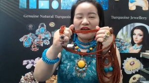 20240822-01 Natural turquoise spiny oyster Lapis lazuli Beads Necklace transparency gemstone 16inch