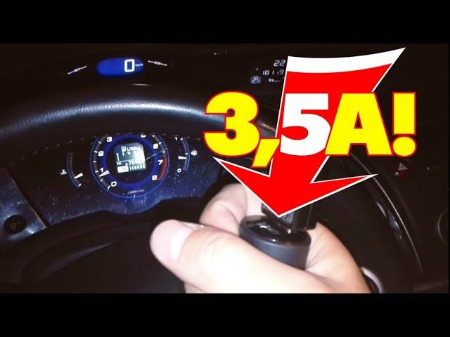 БОСС АВТОЗАРЯДОК ДЛЯ СМАРТФОНА больше 3,5А на выходе ! - тест большой нагрузкой