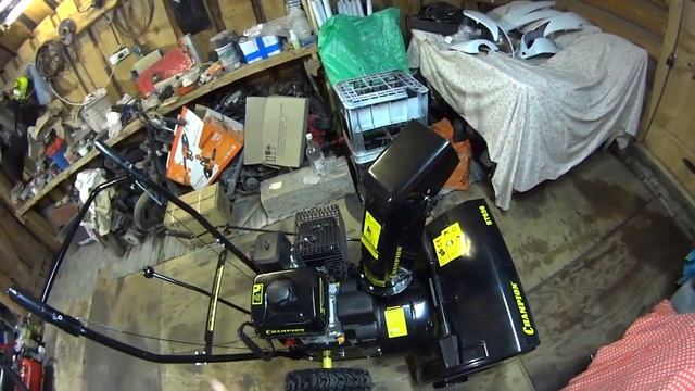 Снегоуборщик Champion ST656 знакомство