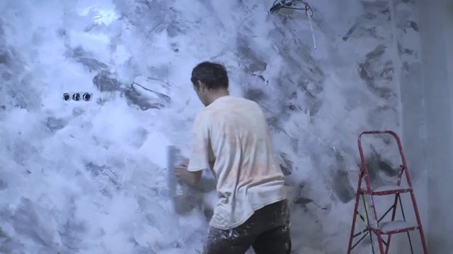Имитация белого мрамора Bianco Carrara из шпаклевки (2019)