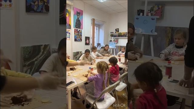 Мастер-класс пирожное картошка для детей в студии!