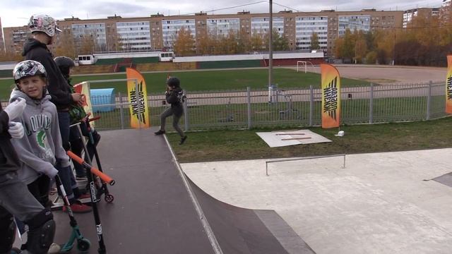 Тимофей Ноликов - новички, турнир по самокату г.Одинцово 20181020 смотреть онлайн