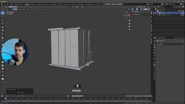 Ящики Low Poly в Blender. Моделирование, материалы, освещение и рендер сцены | Уроки на русском смотреть онлайн