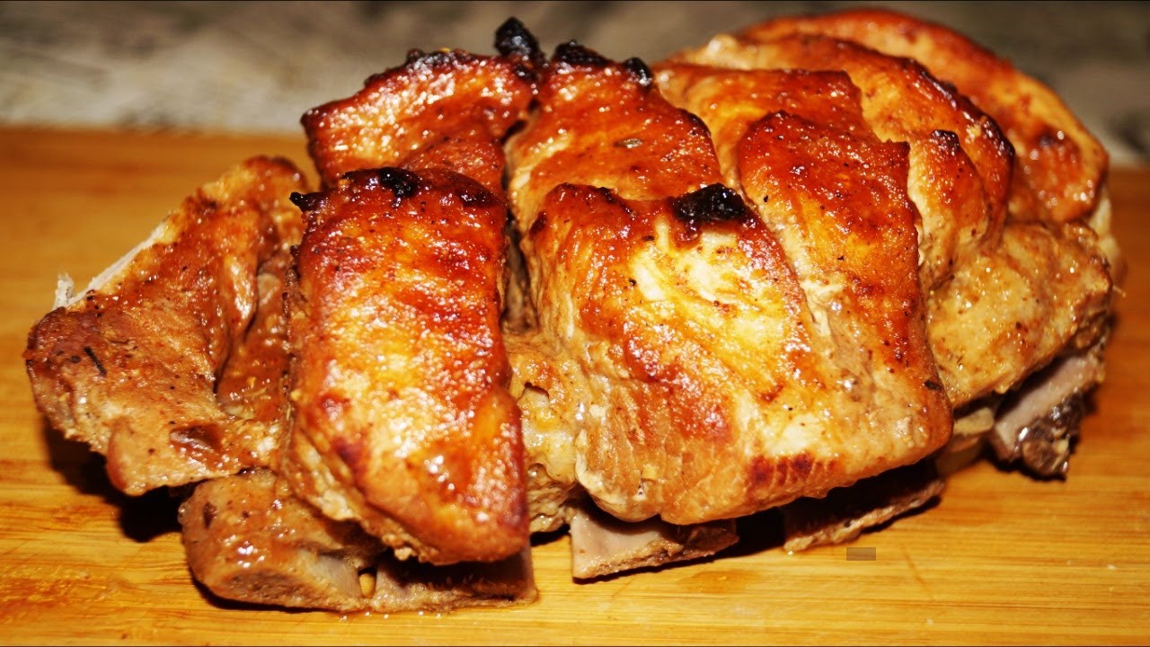 Вкуснейший ужин. Просят добавки. Ребрышки в духовке..mp4 смотреть онлайн