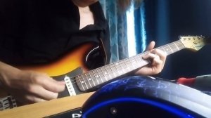 В.Цой группа КИНО Стук cover на электрогитаре