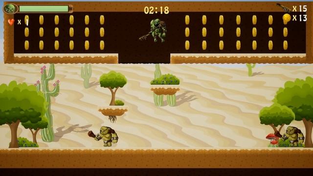 2D side scroller - platformer game. Unreal Engine 4 (Demo)