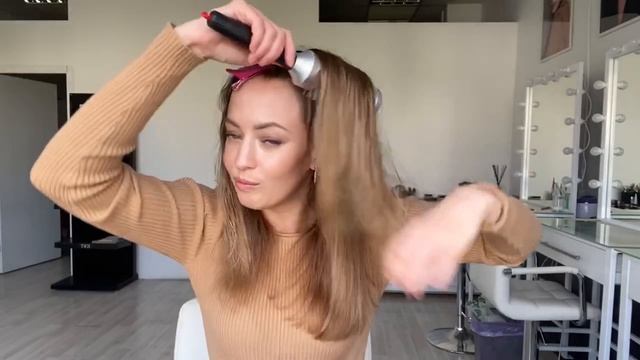 Укладка пористых волос