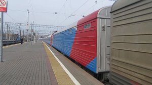 ЧС7-062, прибытие ЧС7-081 с поездом№005Щ Улан Батор-Москва на Ярославский вокзал Москвы 9.04.2019