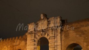 Porta San Giovanni. Zoom. Rome, Italy. 4K