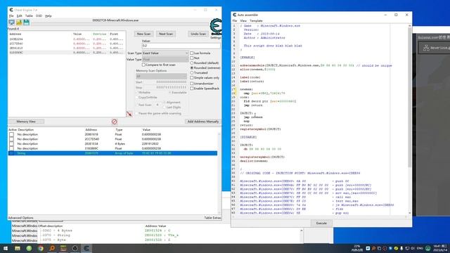 Minecraft Bedrock Cheat Engine Tutorial #5 : Hitbox++ смотреть онлайн
