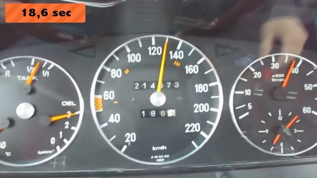 Fake acceleration video Mercedes W123/300D Turbo )))