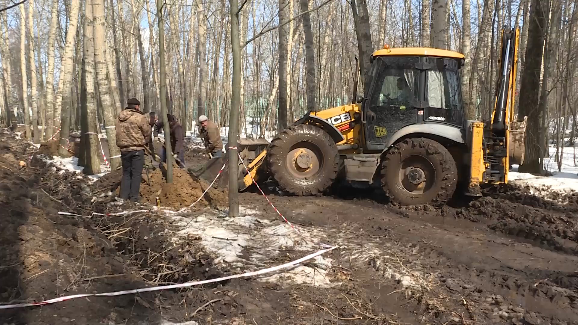 В Дягилеве начали благоустройство парка Белякова