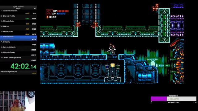 Cyber Shadow Speedrun (01:24:02) смотреть онлайн