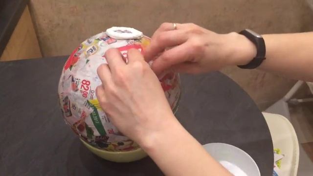 Как сделать макет Луны из папье-маше смотреть онлайн