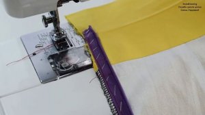 Как вшить потайную молнию в юбке с поясом? Часть 2.