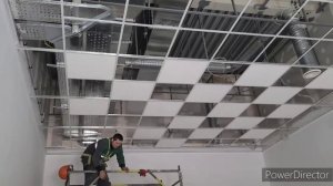 Как монтировать подвесной потолок Армстронг