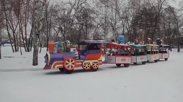 Новогодняя елка в Центральном парке Екатеринбурга