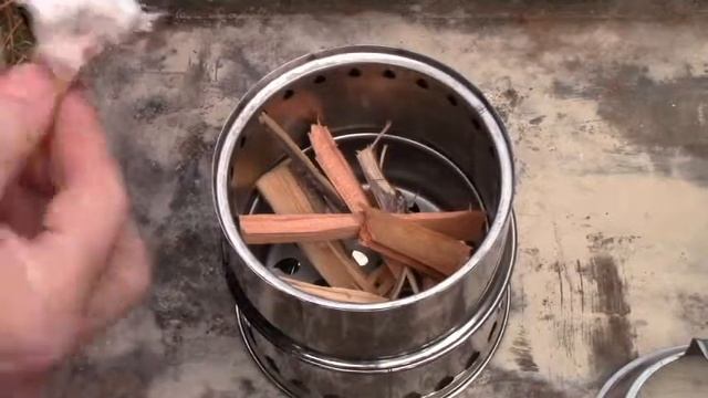 Biomass Stoves: SilverFire Scout backpacking stove review смотреть онлайн