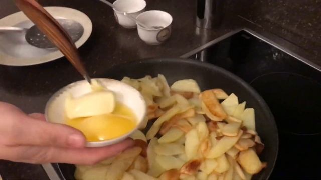 Жаренная картошка осторожно очень вкусно ! Продукция Ботлихского консервного Завода ! смотреть онлайн
