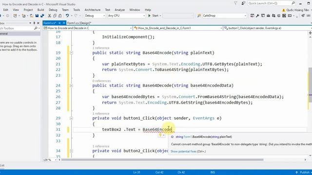How to Encode and Decode with Base64 and cryptor in C# смотреть онлайн