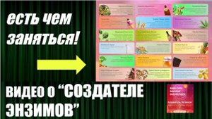 Создатель энзимов, экскурсия