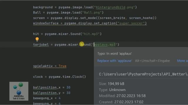 Python | PYGAME - Sound einfügen | смотреть онлайн