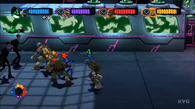 Nickelodeon's Teenage Mutant Ninja Turtles - Walkthrough - Part 11 - Mutagen Facility (X360) [HD] смотреть онлайн