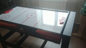 ОНЛАЙН ТРЕЙД.РУ Игровой стол 2в1 DFC Drive напольный (аэрохоккей и бильярд) код 1523533