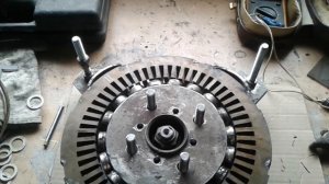 Генератор для ветрогенератора на железе от асинхронного двигателя часть 2