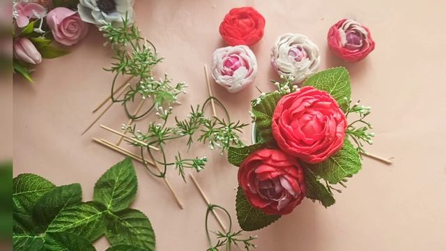 Монобукет из пионов .Мыло ручной работы.,Мыльная флористика смотреть онлайн