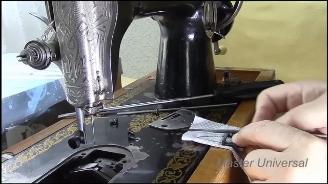 Подольская швейная машина. Как увеличить длинну стежка. Видео №70. смотреть онлайн