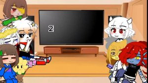 《Undertale reacts to ❤️Kustard💙》||Not canon||My Au|| Kustard||