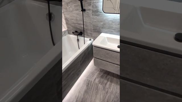 Капитальный ремонт ванной комнаты 5,5м2.