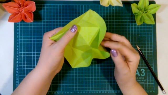 Оригами цветок КАРАМБОЛА. Origami flower CARAMBOLA смотреть онлайн