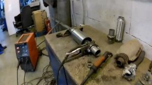 Митсубиси Ланцер. Замена гофры , установка пламегасителя