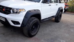 Тюнинг УАЗ Патриот Пикап, Расширители арок,Решетка радиатора